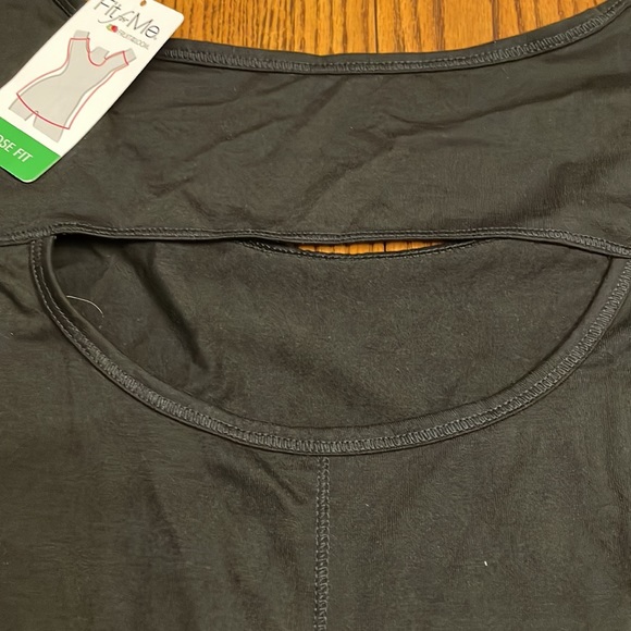 Fit for Me by Fruit of the Loom Open Back Cap Sleeve Top - Picture 6 of 7